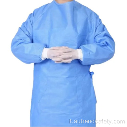 Materiale medico Non tessuto Eo Sterilizzare Operazione monouso Tuta da lavoro
